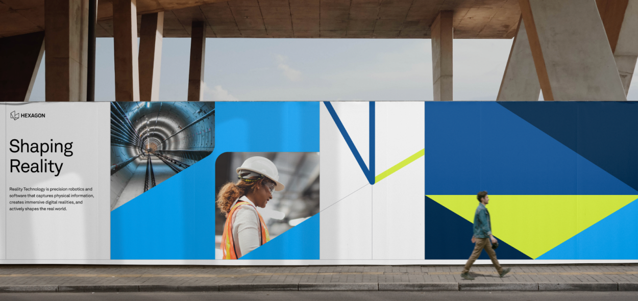 Stationery design of letterhead and business cards for the company Anders on top of a blurred photo of a house interior.